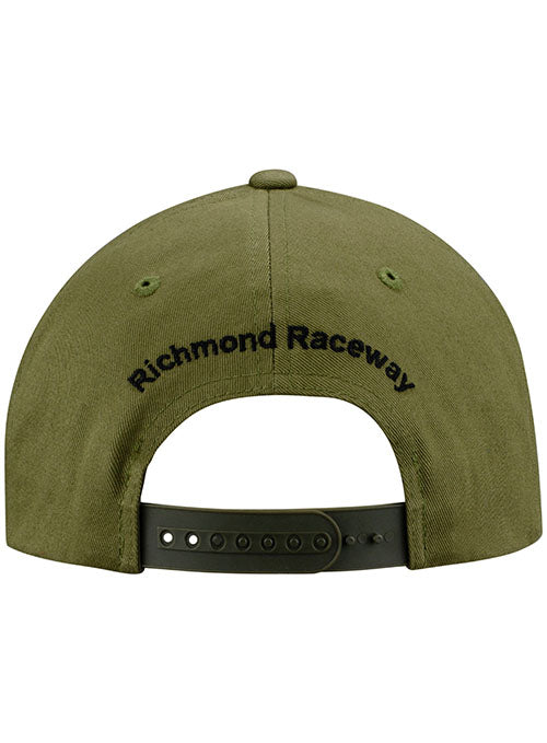 Products Richmond RVA Hat in Green - Back View