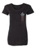2023 Ladies Clash Ghost Car T-Shirt in Black Heather - Front View