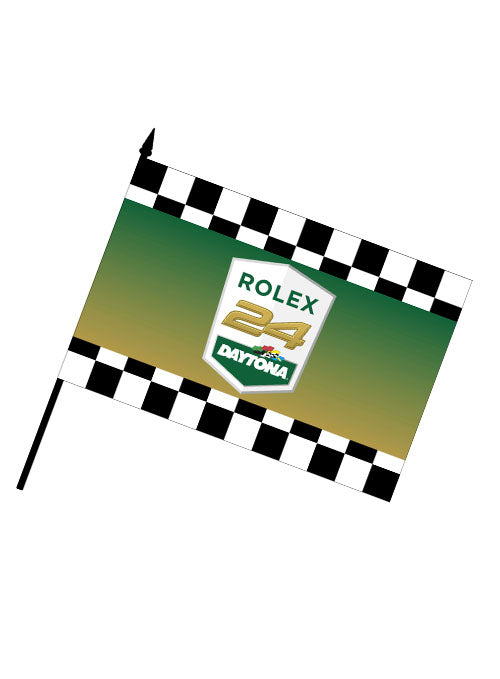 2023 Rolex 24 Stick Flag - Front View