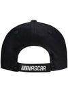 Martinsville Striped Hat in Black - Back View
