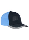 NASCAR 75th Anniversary Debossed Hat in Black and Blue - Right Side View