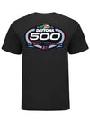 2023 Daytona 500 Logo T-Shirt in Black - Back View