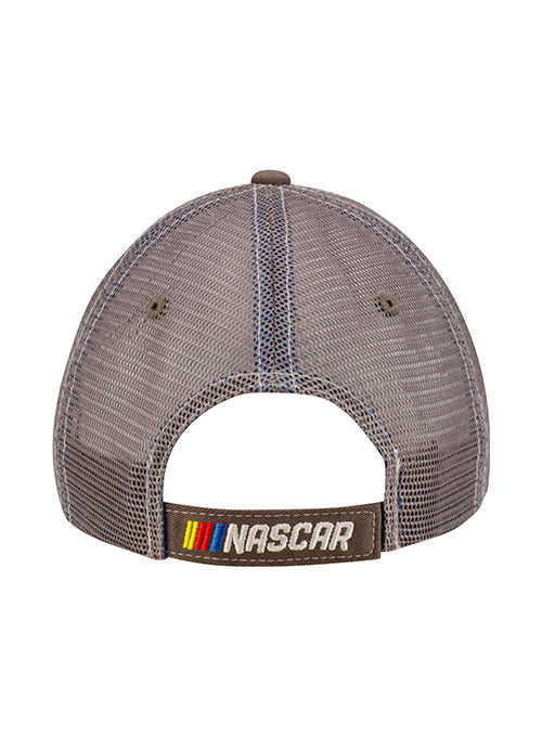 NASCAR 75th Anniversary Distressed Mesh Hat in Grey - Back View