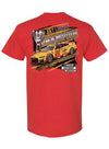 2022 Championship Victory T-Shirt in Red - Back View