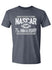 NASCAR 75th Anniversary Collegiate T-Shirt in Heather Navy - Front View