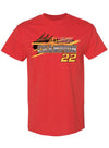 2022 Championship Victory T-Shirt in Red - Front View