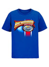 2022 Youth Federated Auto Parts Event T-Shirt in Royal Blue - Front View