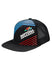 2023 Daytona Supercross Striped Hat in Black - Left Side View