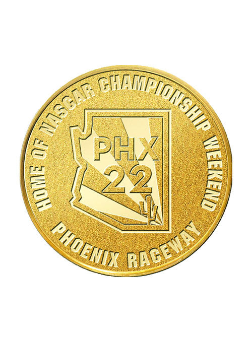 2022 Phoenix Championship Weekend Bronze Coin - Back View