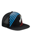 2023 Daytona Supercross Striped Hat in Black - Right Side View