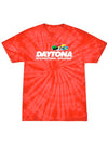 Youth Daytona Spider Red Tie Dye T-Shirt
