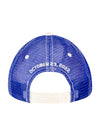 2022 Dixie Vodka 400 Distressed Trucker Hat in Blue - Back View