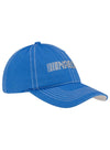 Ladies NASCAR Rhinestone Hat in Blue - Right Side View