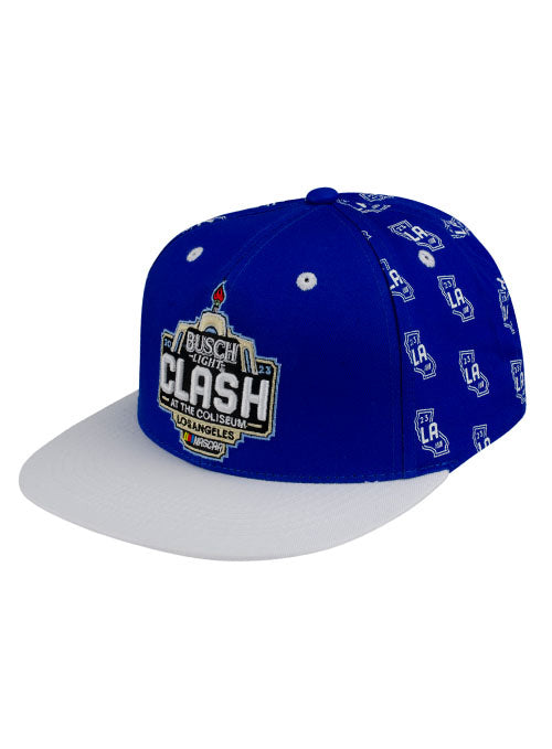 2023 Clash All Over Print Hat in Royal Blue - Right Side View