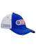 Auto Club Distressed Mesh Hat in Blue and White - Right Side View