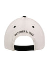 2022 YellaWood 500 Checkered Flames Hat in Black and White - Back View