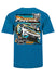 2022 Phoenix NASCAR Championship Event T-shirt in Antique Sapphire - Back View
