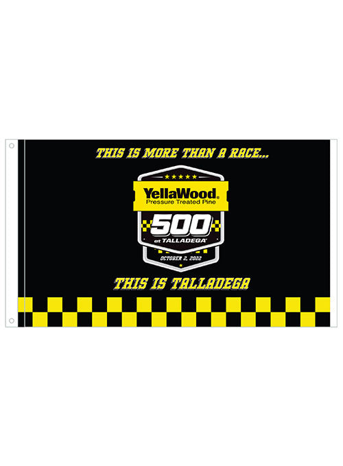 YellaWood 500 3x5 1Sided Flag Pit Shop Official Gear