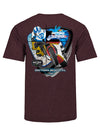 2023 Daytona 200 Event T-Shirt in Maroon - Back View