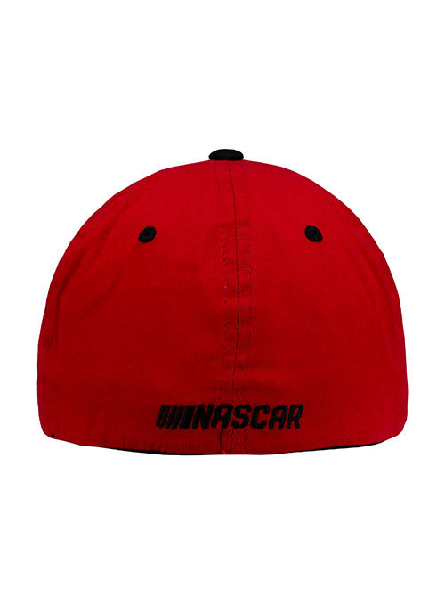 Martinsville Fitted Hat in Red - Back View