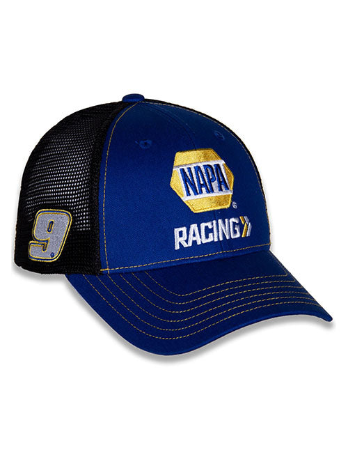 Chase Elliott Sponsor Hat in Blue and Black - Right Side View