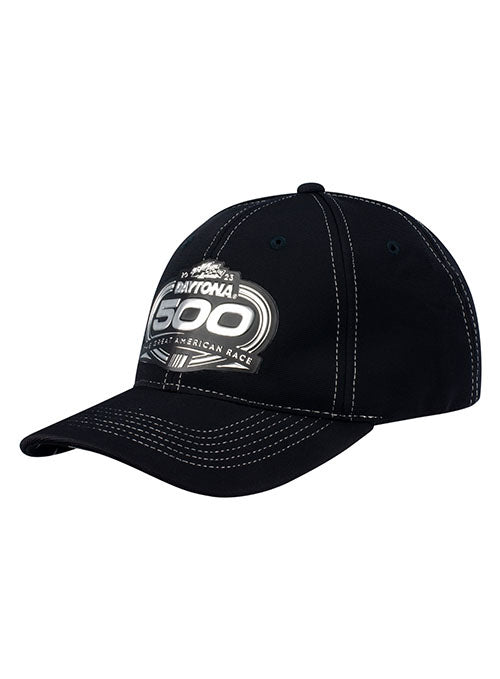 2023 Daytona 500 Chrome Hat in Black - Left Side View
