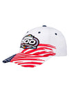 2023 Daytona 500 Americana Hat in White - Left Side View
