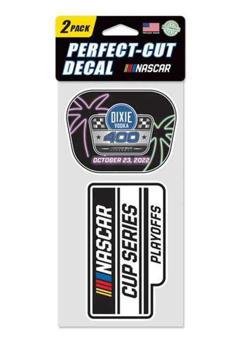 2022 Dixie Vodka 400 2-Pack Decal Set - Front View