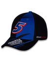 Youth Kyle Larson Element Hat in Black and Blue - Left Side View