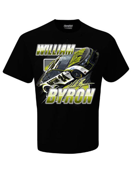 William Byron Blister T-Shirt in Black - Front View