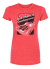 Ladies Martinsville Retro Car T-Shirt