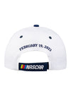 2023 Daytona 500 Americana Hat in White - Back View