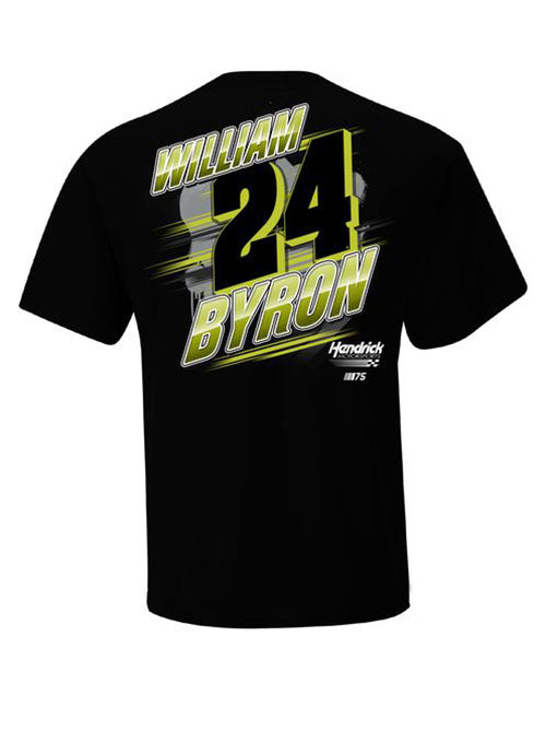 William Byron Blister T-Shirt in Black - Back View