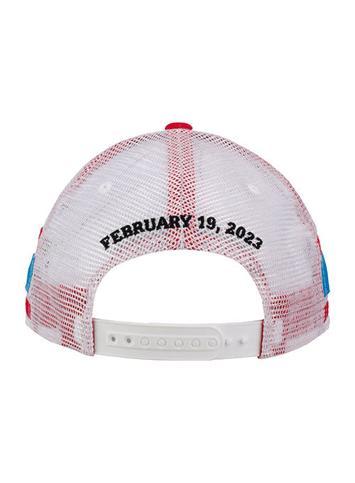 2023 Daytona 500 Striped Hat in Red - Back View