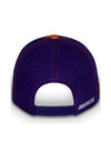 Denny Hamlin Element Hat in Orange and Purple - Back View