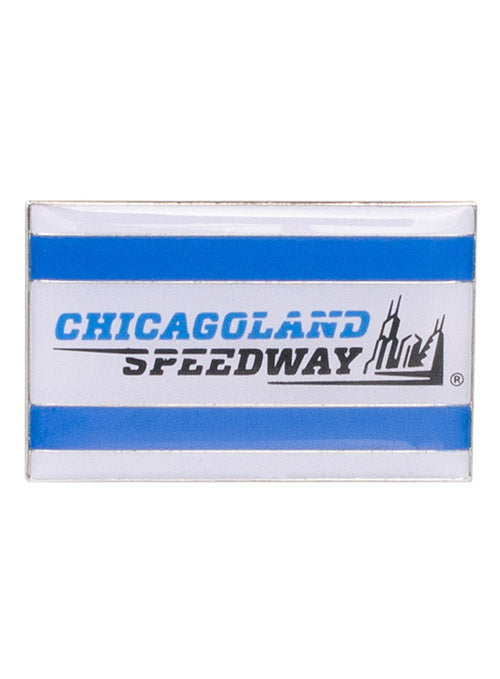 Chicagoland Speedway Stripe Hatpin