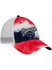 Ladies Chicagoland Tie Dye Hat in Red, White and Blue - Angled Right Side View