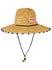 Darlington Raceway Straw Hat in Tan- Front View