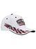 Darlington Checkered Hat in White - Right Side View