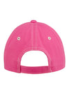 Ladies Daytona Glitter Bill Hat in Pink - Back View