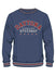 Daytona Retro Applique Crewneck Sweatshirt in Navy - Front View