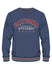 Daytona Retro Applique Crewneck Sweatshirt in Navy - Front View