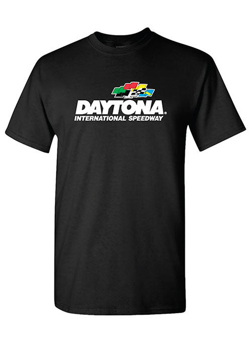 Daytona Track Logo T-Shirt- Black- Front View