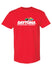 Daytona Track Logo T-Shirt- Red - Front View
