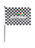 Daytona International Speedway Checkered Stick Flag