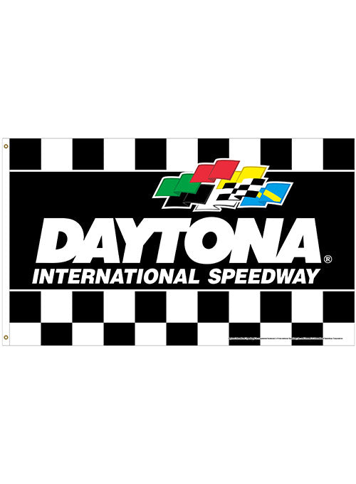 Daytona International Speedway 2- Sided 3' x 5' Checkered Flag - Front View