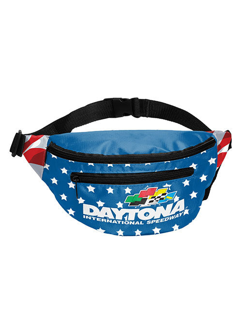 Daytona International Speedway Fanny Pack in Blue - Front View