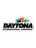 Daytona PVC Logo Magnet in White- Front View
