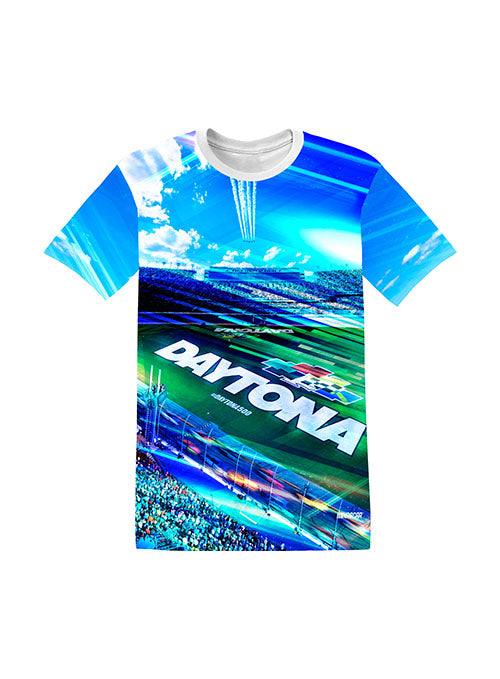 Youth Daytona Flyover Sublimated T-Shirt - Front View