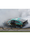 2022 Austin Dillon Coke 400 Win 1:24 Diecast in Black and Teal - Back Side View 